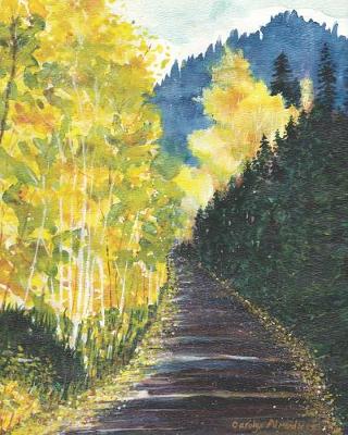 Cover of Autumn Mountain Road Journal and Sketch Notebook