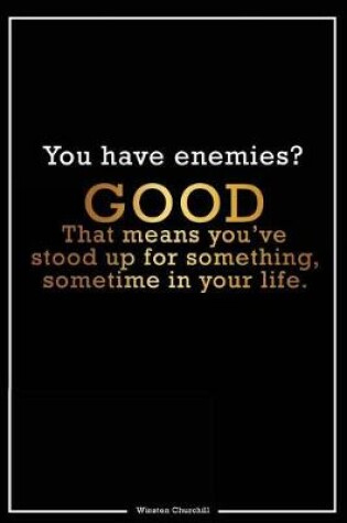 Cover of You Have Enemies? Good That Means Youve Stood Up for Something, Sometime in Your