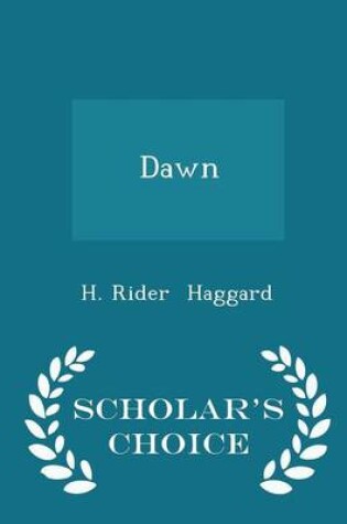 Cover of Dawn - Scholar's Choice Edition