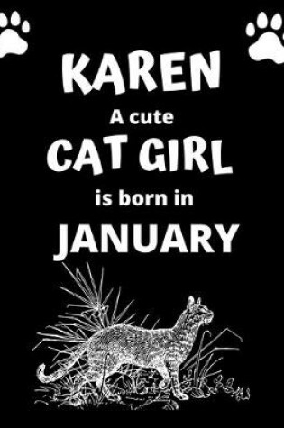 Cover of KAREN a cute cat girl is born in January