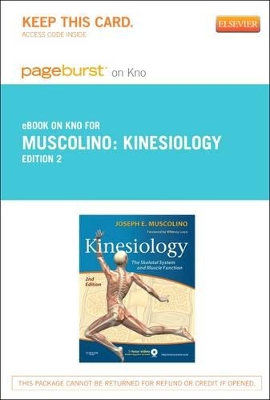 Book cover for Kinesiology - Elsevier eBook on Intel Education Study (Retail Access Card)