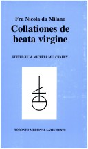 Cover of Collationes de Beata Virgine