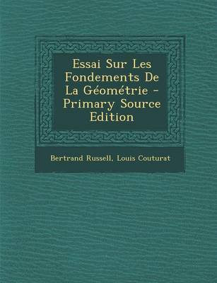 Book cover for Essai Sur Les Fondements de La Geometrie