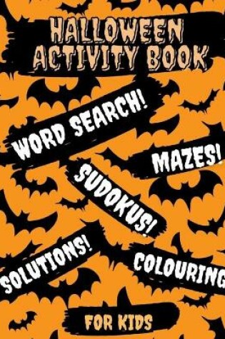 Cover of Halloween Activity book for kids