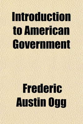 Book cover for Introduction to American Government