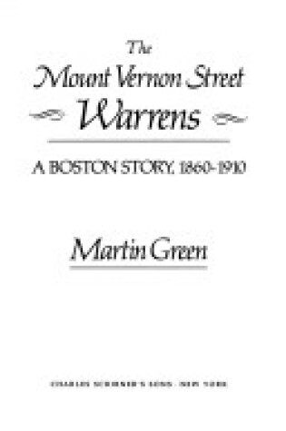 Cover of The Mount Vernon Street Warrens