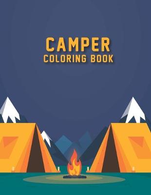 Book cover for Camper Coloring Book