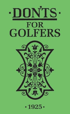 Book cover for Don'ts for Golfers