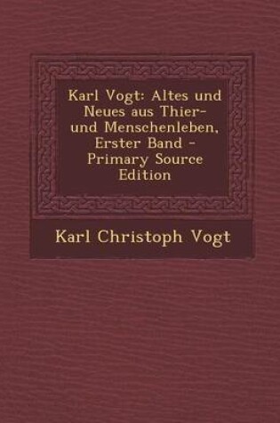 Cover of Karl Vogt