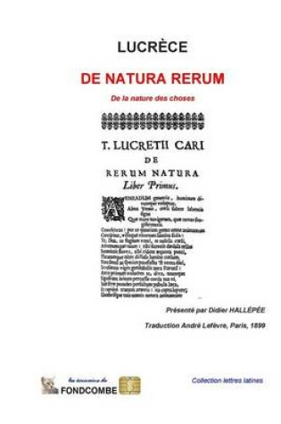 Cover of De natura rerum