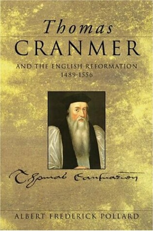 Cover of Thomas Cranmer and the English Reformation, 1489-1556