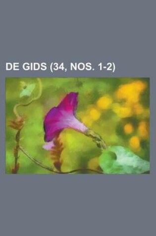 Cover of de Gids (34, Nos. 1-2)