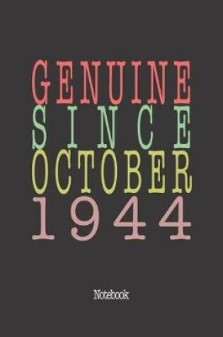 Cover of Genuine Since October 1944
