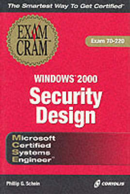 Book cover for MCSE Windows 2000 Security Design Exam Cram