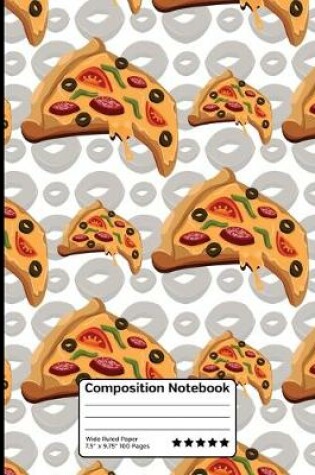 Cover of Pepperoni Pizza Food Lover Composition Notebook