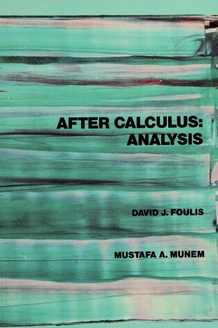 Cover of After Calculus Analysis