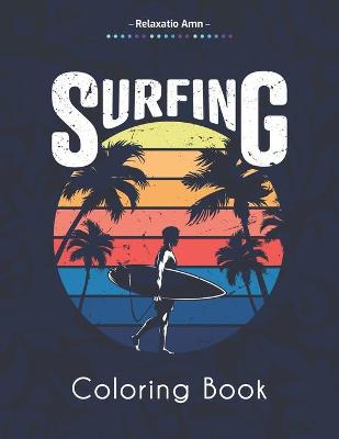 Book cover for Surfing Coloring Book