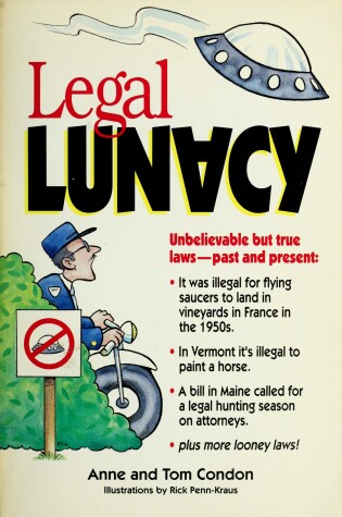 Book cover for Legal Lunacy