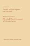 Book cover for UEber Den Vorbereitungssatz Von Weierstrass / Elliptische Differentialoperatoren Auf Mannigfaltigkeiten