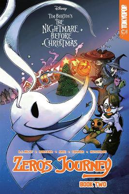 Book cover for Disney Manga: Tim Burton's The Nightmare Before Christmas — Zero's Journey Graphic Novel, Book 2