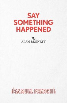 Book cover for Say Something Happened