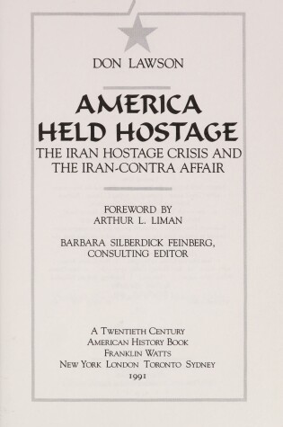 Cover of America Held Hostage