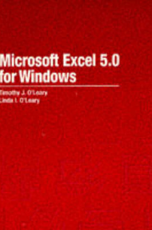 Cover of Microsoft Excel 5.0 for Windows
