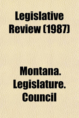 Book cover for Legislative Review (1987)