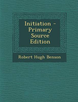 Book cover for Initiation - Primary Source Edition