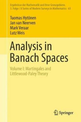 Cover of Analysis in Banach Spaces