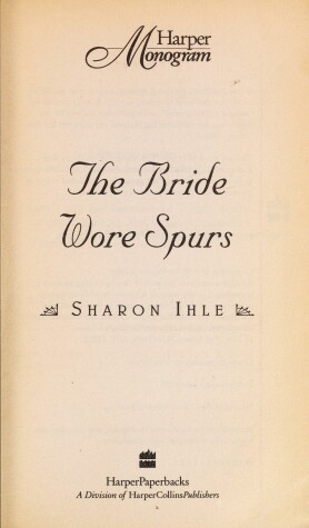 Book cover for The Bride Wore Spurs