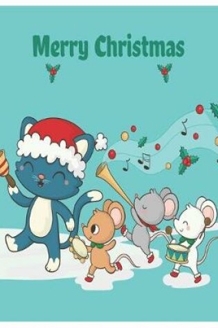 Cover of merry christmas coloring and activity book