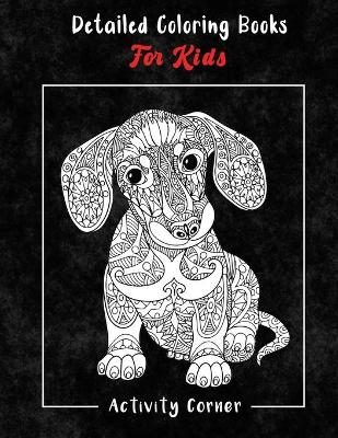 Book cover for Detailed Coloring Books For Kids