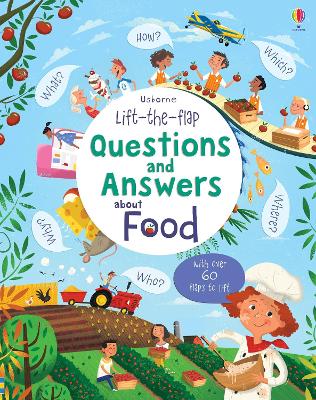Book cover for Lift-the-flap Questions and Answers about Food