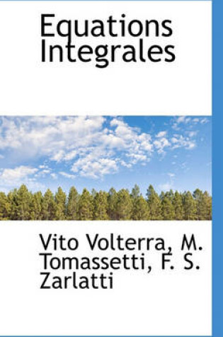 Cover of Equations Integrales