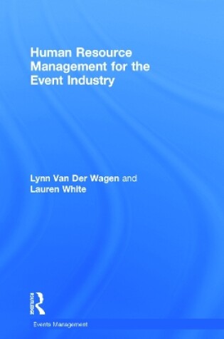 Cover of Human Resource Management for the Event Industry