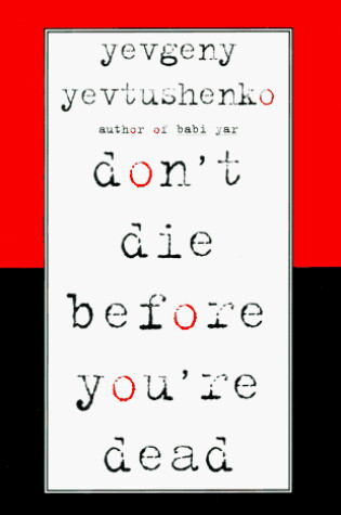 Cover of Don't Die Before You're Dead