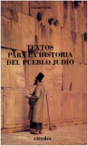 Book cover for Textos Para La Historia del Pueblo Judio