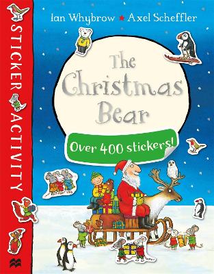 Book cover for The Christmas Bear Sticker Book