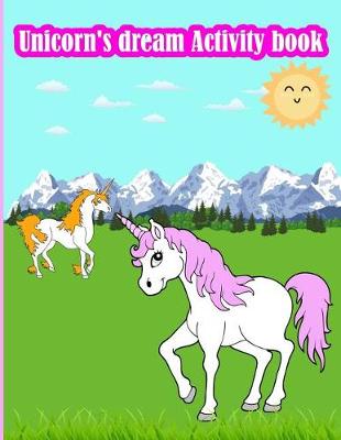 Book cover for Unicorn's dream Activity book