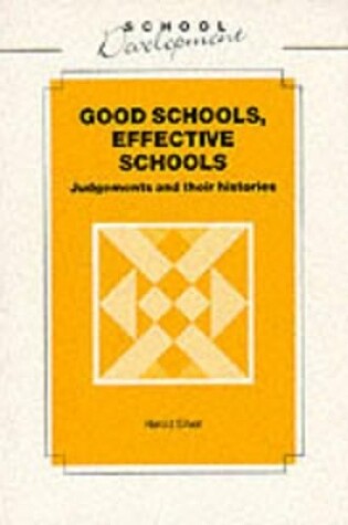 Cover of Good Schools, Effective Schools