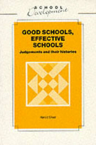 Cover of Good Schools, Effective Schools