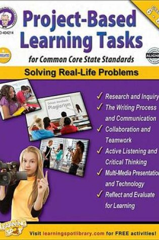 Cover of Project-Based Learning Tasks for Common Core State Standards, Grades 6 - 8