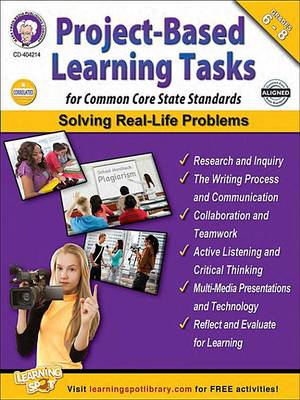 Cover of Project-Based Learning Tasks for Common Core State Standards, Grades 6 - 8