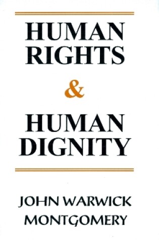 Cover of Human Rights and Human Dignity