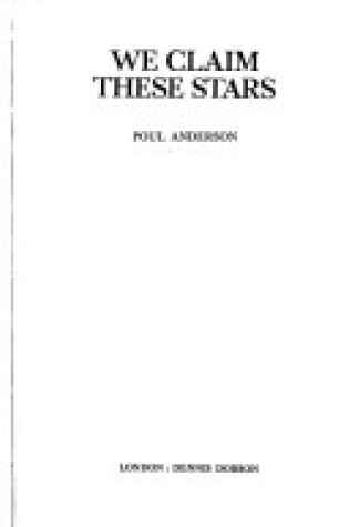 Cover of We Claim These Stars