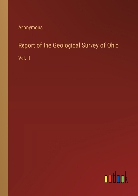 Book cover for Report of the Geological Survey of Ohio