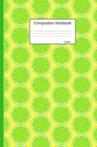 Cover of Lime Composition Notebook