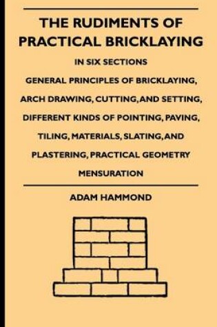 Cover of The Rudiments Of Practical Bricklaying - In Six Sections - General Principles Of Bricklaying, Arch Drawing, Cutting, And Setting, Different Kinds Of Pointing, Paving, Tiling, Materials, Slating, And Plastering, Practical Geometry Mensuration