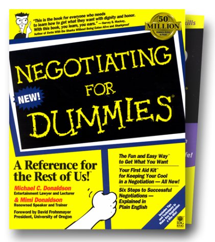 Book cover for "Negotiating for Dummies" / "Leadership for Dummies" Bundle